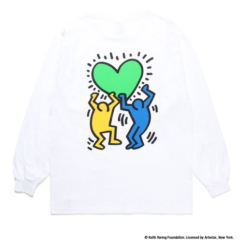 他の写真2: WACKO MARIA/KEITH HARING / LONG SLEEVE T-SHIRT（WHITE）［プリント長袖T-24秋冬］