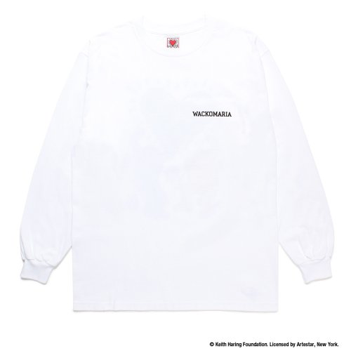 他の写真1: WACKO MARIA/KEITH HARING / LONG SLEEVE T-SHIRT（WHITE）［プリント長袖T-24秋冬］