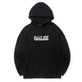 CALEE/L/C DROP PULLOVER HD（BLACK）［プルオーバーパーカー-24秋冬］