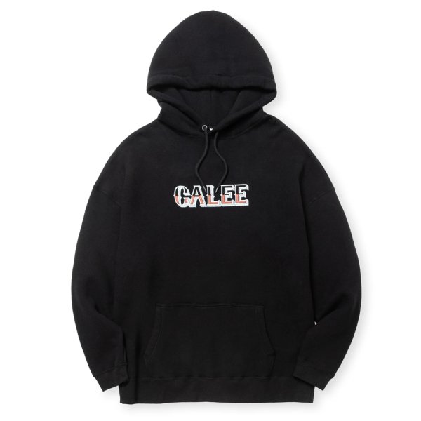 画像1: CALEE/L/C DROP PULLOVER HD（BLACK）［プルオーバーパーカー-24秋冬］