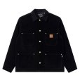 画像1: BlackEyePatch/OG LABEL VELOUR COVERALL JACKET（BLACK） (1)