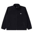 画像1: BlackEyePatch/OG LABEL FLEECE JACKET（BLACK） (1)