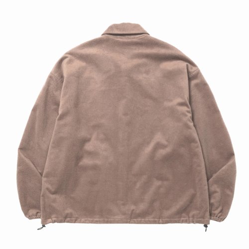 他の写真2: CALEE/C/S CAL NT LOGO OVER COACH JACKET（ASH BROWN）［コットンスウェードコーチJKT-24秋冬］