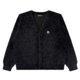 BlackEyePatch/OG LABEL SHAGGY CARDIGAN（BLACK）