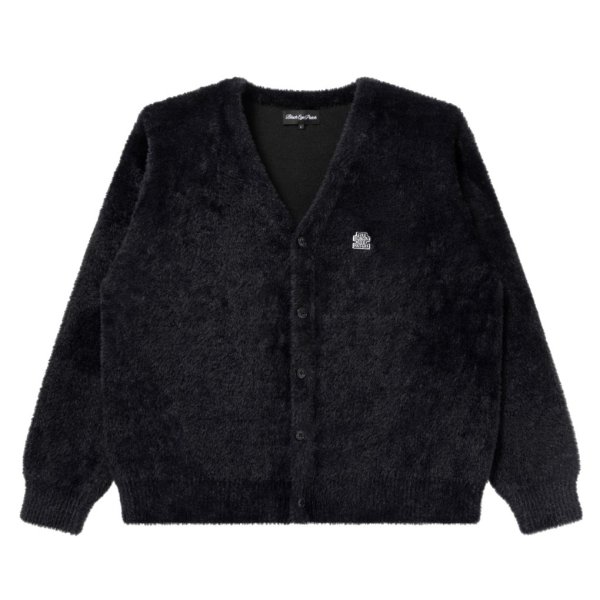 画像1: BlackEyePatch/OG LABEL SHAGGY CARDIGAN（BLACK）