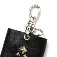 画像3: CALEE/STUDS LEATHER KEY CASE（BLACK）［キーケース-24秋冬］