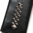 画像4: CALEE/STUDS LEATHER KEY CASE（BLACK）［キーケース-24秋冬］