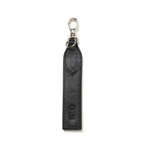 他の写真2: CALEE/STUDS LEATHER FLAT SHORT KEY RING（BLACK）［ショートキーリング-24秋冬］