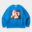 画像1: TIGHTBOOTH/TBKB / HAND SIGN CREW SWEAT（Blue）［クルースウェット-24冬］ (1)