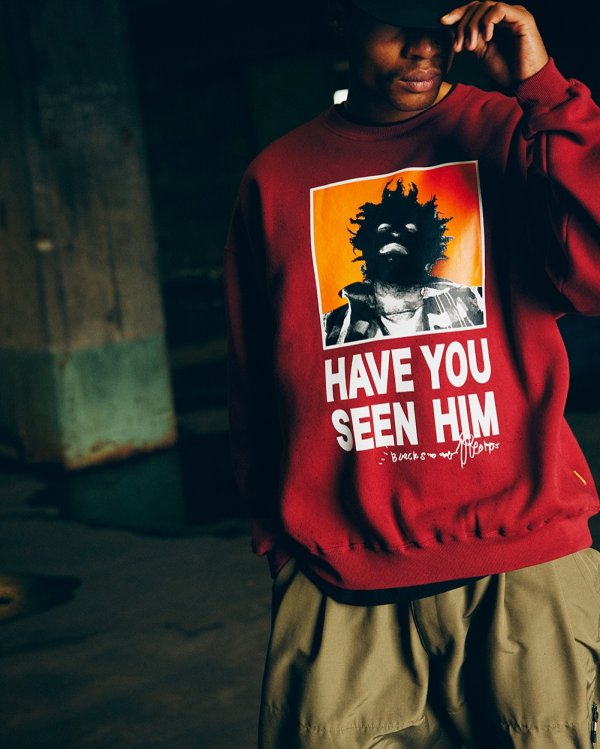 画像2: TIGHTBOOTH/TBKB / HAVE YOU SEEN HIM CREW SWEAT（Grey）［クルースウェット-24冬］