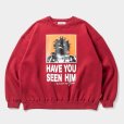 画像1: TIGHTBOOTH/TBKB / HAVE YOU SEEN HIM CREW SWEAT（Burgundy）［クルースウェット-24冬］ (1)