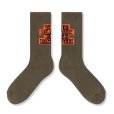 画像2: BlackEyePatch/OG LABEL SOCKS（OLIVE） (2)