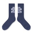 画像2: BlackEyePatch/OG LABEL SOCKS（NAVY） (2)