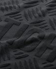 画像2: TIGHTBOOTH/CHECKER PLATE JAQUARD BATH TOWEL（Black）［バスタオル-24秋冬］ (2)