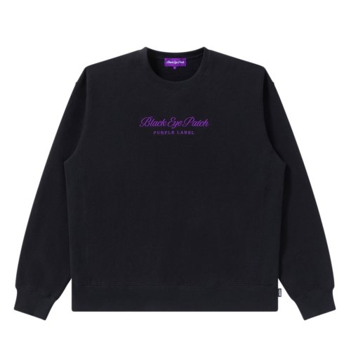 他の写真1: BlackEyePatch/PURPLE LABEL LOGO CREW SWEAT（BLACK）