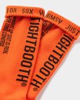 画像3: TIGHTBOOTH/LABEL LOGO SOCKS（Orange）［ソックス-24秋冬］ (3)