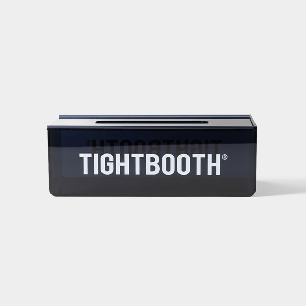 画像2: TIGHTBOOTH/TISSUE BOX CASE（Clear Black）［ティッシュボックスケース-24秋冬］