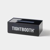 TIGHTBOOTH/TISSUE BOX CASE（Clear Black）［ティッシュボックスケース-24秋冬］