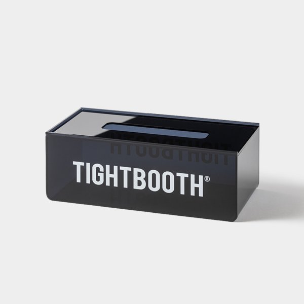 画像1: TIGHTBOOTH/TISSUE BOX CASE（Clear Black）［ティッシュボックスケース-24秋冬］