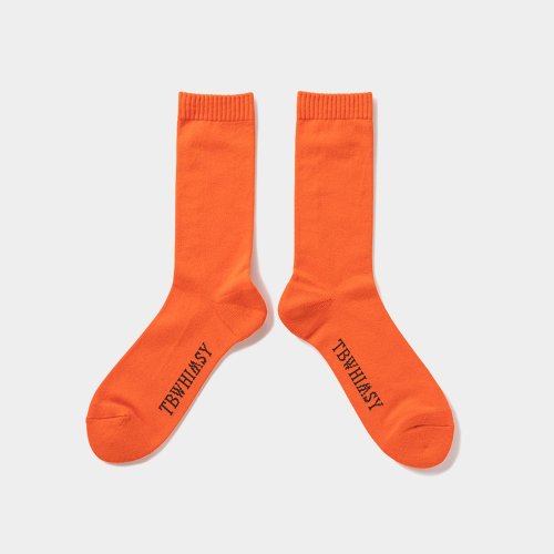 他の写真2: TIGHTBOOTH/LABEL LOGO SOCKS（Orange）［ソックス-24秋冬］