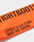 画像4: TIGHTBOOTH/LABEL LOGO SOCKS（Orange）［ソックス-24秋冬］ (4)