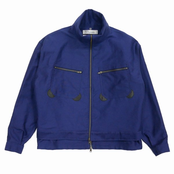 画像1: DAIRIKU/"Vincent" Docking French Work Jacket（Indigo）［ドッキングフレンチワークJKT-25春夏］