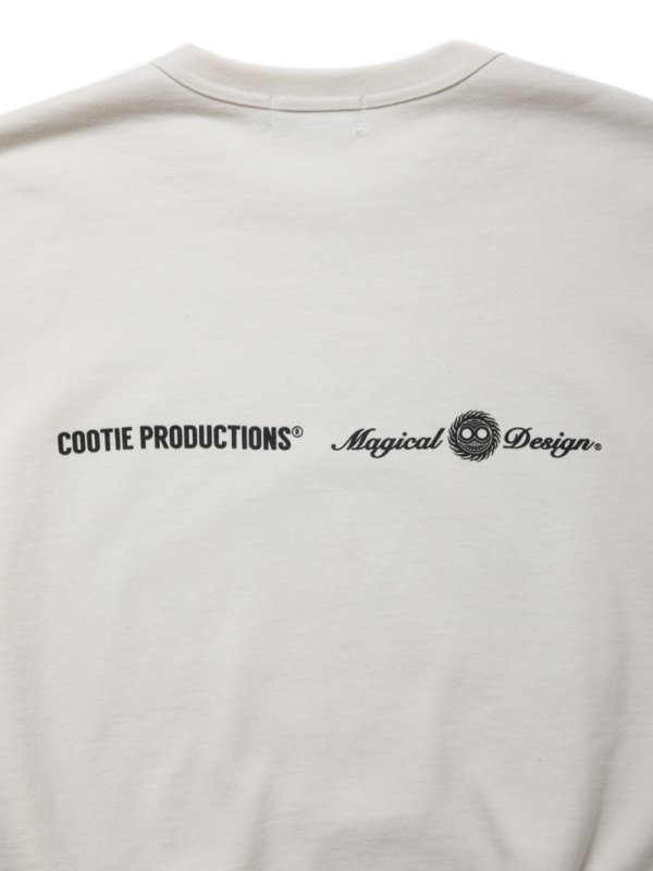 画像4: COOTIE PRODUCTIONS/Print Sweat Crew（Magical Design）（Off Ivory）［スウェットクルー-25春夏］