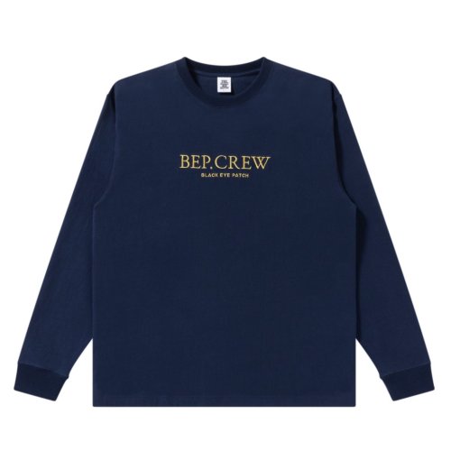 他の写真1: BlackEyePatch/BEP CREW LOGO L/S TEE（NAVY）