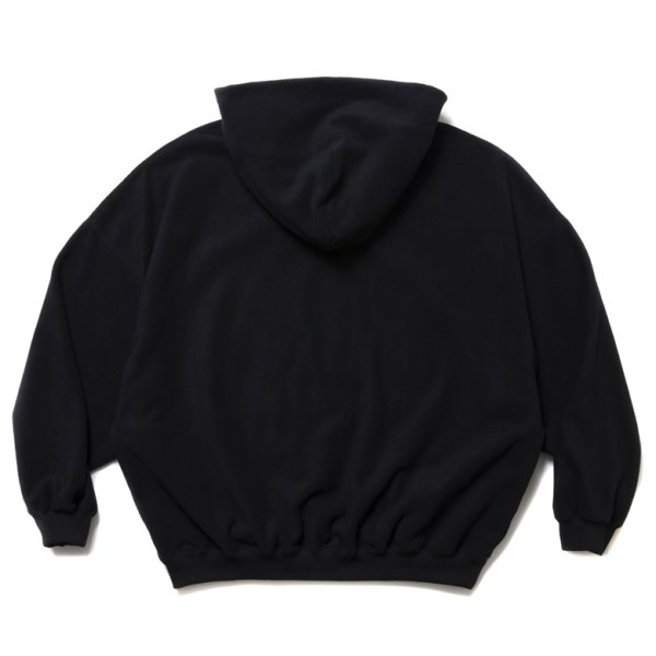 画像2: COOTIE PRODUCTIONS/Fleece Sweat Hoodie（Black）［フリースフーディー-25春夏］