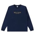 画像1: BlackEyePatch/BEP CREW LOGO L/S TEE（NAVY） (1)