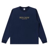 BlackEyePatch/BEP CREW LOGO L/S TEE（NAVY）