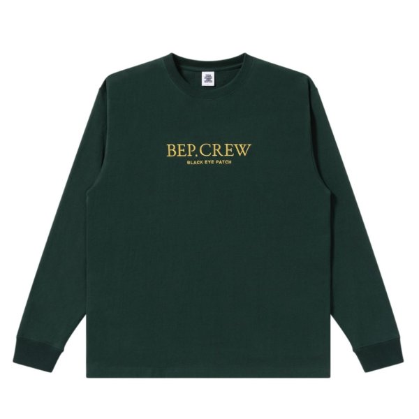 画像1: BlackEyePatch/BEP CREW LOGO L/S TEE（GREEN）