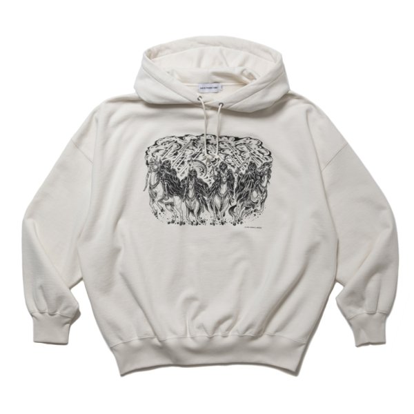 画像1: COOTIE PRODUCTIONS/Print Sweat Hoodie（Magical Design）（Off Ivory）［スウェットフーディー-25春夏］