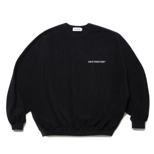 他の写真1: COOTIE PRODUCTIONS/Fleece Sweat Crew（Black）［フリースクルー-25春夏］