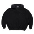 画像1: COOTIE PRODUCTIONS/Fleece Sweat Hoodie（Black）［フリースフーディー-25春夏］ (1)