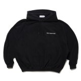 COOTIE PRODUCTIONS/Fleece Sweat Hoodie（Black）［フリースフーディー-25春夏］