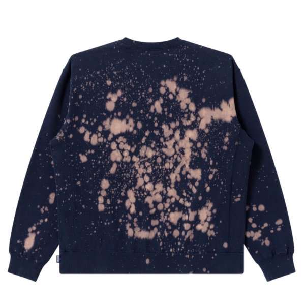 画像2: BlackEyePatch/SMALL OG ACID SPLATTERED CREW SWEAT（NAVY）