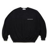 COOTIE PRODUCTIONS/Fleece Sweat Crew（Black）［フリースクルー-25春夏］