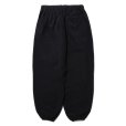 画像2: COOTIE PRODUCTIONS/Fleece Wide Easy Pants（Black）［フリースワイドイージーパンツ-25春夏］ (2)