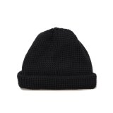 COOTIE PRODUCTIONS/Lowgauge Roll Up Beanie（Black）［ロールアップビーニー-25春夏］