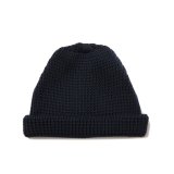 COOTIE PRODUCTIONS/Lowgauge Roll Up Beanie（Dark Navy）［ロールアップビーニー-25春夏］