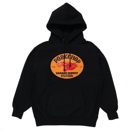 他の写真1: PORKCHOP/FIRE UP HOODIE（BLACK）［プルオーバーパーカー-24秋冬］