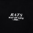 画像5: RATS/20th RATS×NEIGHBORHOOD HOODED（BLACK）［クロスネックフーディー-25春夏］