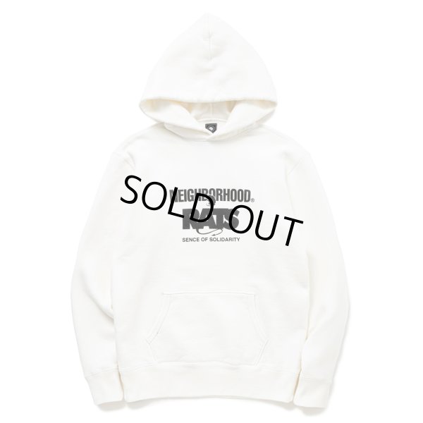 画像1: RATS/20th RATS×NEIGHBORHOOD HOODED（WHITE）［クロスネックフーディー-25春夏］