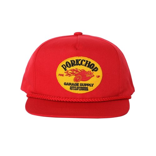 他の写真1: PORKCHOP/FIRE UP WAPPEN CAP（RED）［ワッペンキャップ-24秋冬］