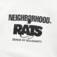 画像4: RATS/20th RATS×NEIGHBORHOOD HOODED（WHITE）［クロスネックフーディー-25春夏］