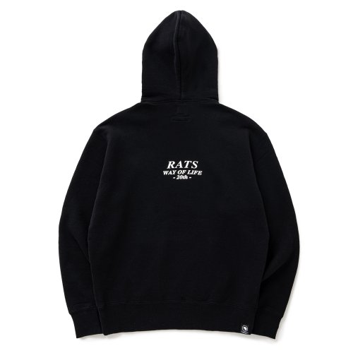 他の写真2: RATS/20th RATS×NEIGHBORHOOD HOODED（BLACK）［クロスネックフーディー-25春夏］