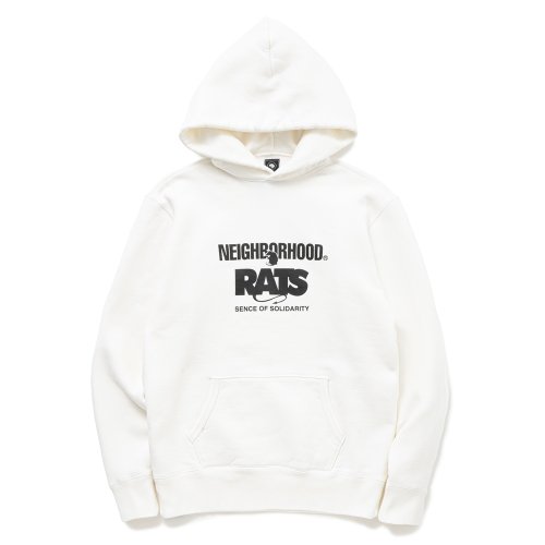 他の写真1: RATS/20th RATS×NEIGHBORHOOD HOODED（WHITE）［クロスネックフーディー-25春夏］