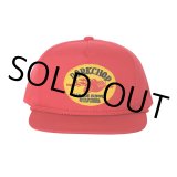 PORKCHOP/FIRE UP WAPPEN CAP（RED）［ワッペンキャップ-24秋冬］