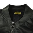 画像4: PORKCHOP/FIRE UP MA-1 JACKET（BLACK）［MA-1 JKT-24秋冬］